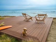 Oceanside Deck With Seating for Two
