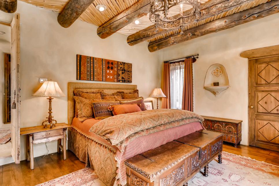 Bedroom with a Southwestern Flair