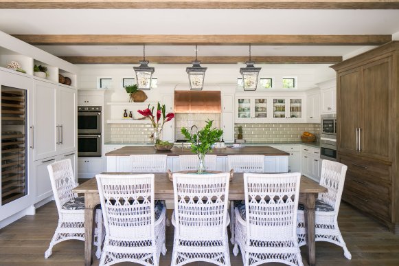 Neutral Coastal Dining Room