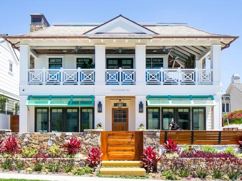 West Indies Meets Cape Cod Style Home