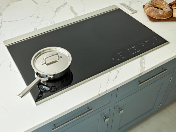 High-efficiency induction cooktops in modern kitchens.