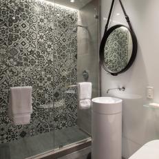 Moroccan Style Tile Shower