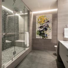 Master Bath With Expansive Walk-In Shower 