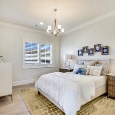 Transitional Guest Bedroom with Neutral Palette