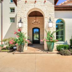 White Southwest-Style Luxury Home in Texas