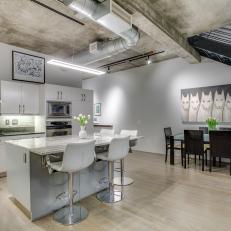 Open Concept Penthouse Kitchen