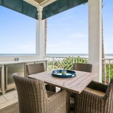 Oceanfront Outdoor Dining Table 