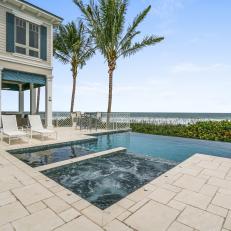 Oceanfront Patio and Pool
