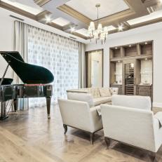 Wine Room With Piano