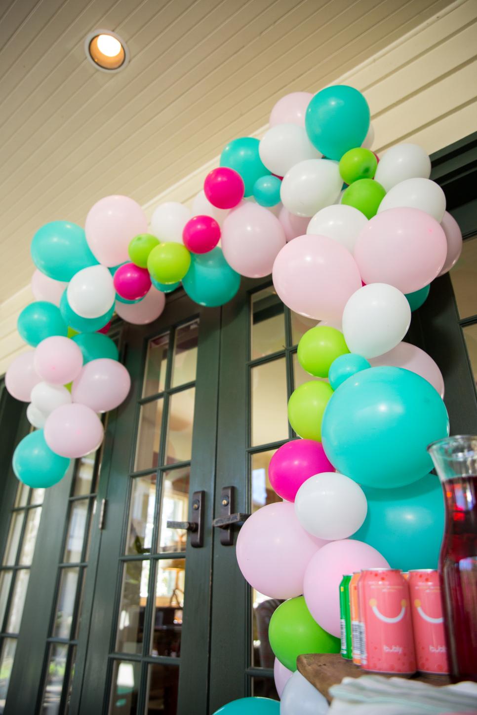 A DIY Balloon Garland Makes the Perfect Backyard Party Decor | HGTV