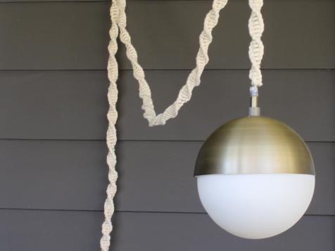 How to Make a Macrame Light-Cord Cover