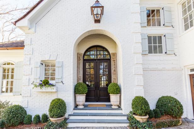 Entry to French Country-Style Home