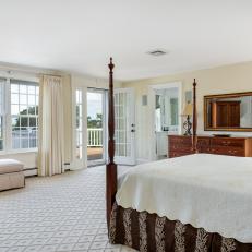 Bright Master Bedroom Overlooking Pastoral Estate