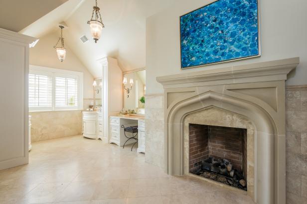 Fireplace In Master Bedroom Suite Hgtv