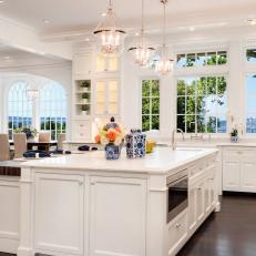 Bright, Immaculate Kitchen in Magnificent Mansion