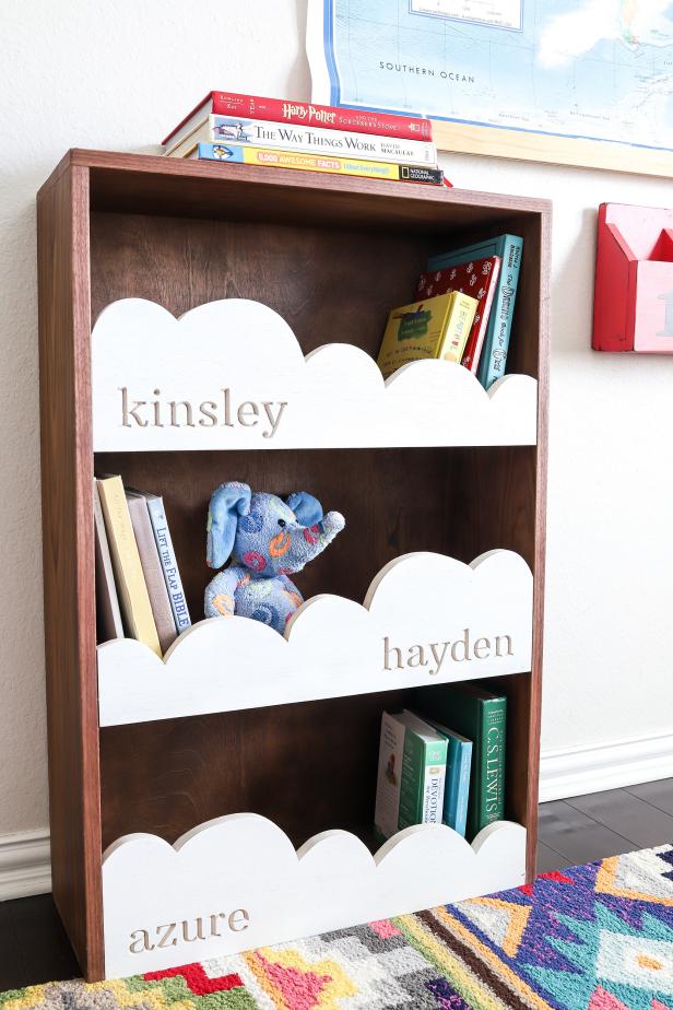 DIY Cloud Bookshelf