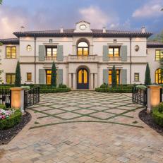 Mansion Exterior and Driveway