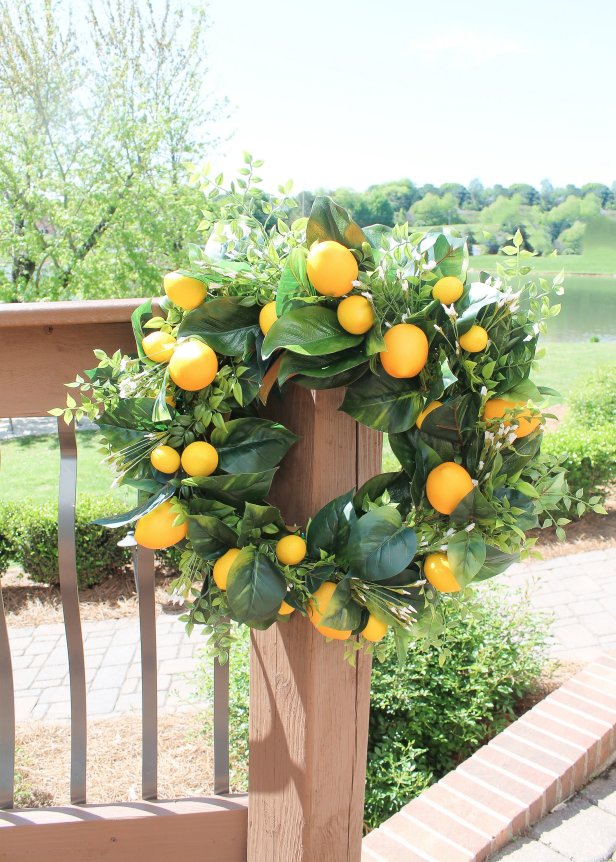 Add a little zest to your front door this season with a vibrant, citrusy wreath. Because when life gives you lemons, craft them into a wreath.