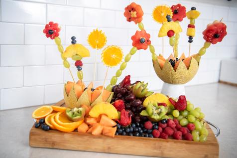 simple fruit bouquet