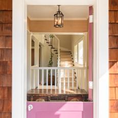 Dutch Door Makes Charming Entrance to Two-Story Shingled Home