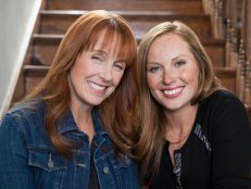 Karen E Laine and Mina Starsiak-Hawk of HGTV's Good Bones.