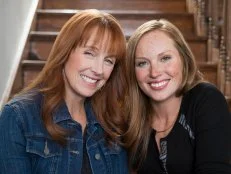 Karen E Laine and Mina Starsiak-Hawk of HGTV's Good Bones.
