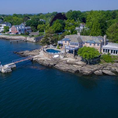 Connecticut Home Enjoys Sweeping Views of Long Island Sound