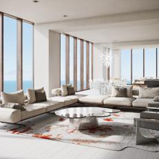 Expansive Living Room With 360-Degree Views