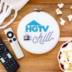 HGTV and Chill Cross Stitch Pattern