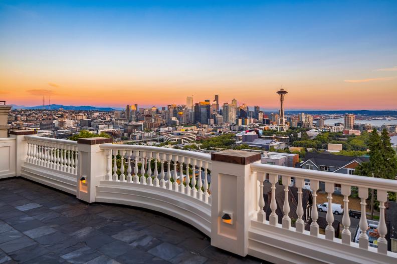 Seattle home with private balcony