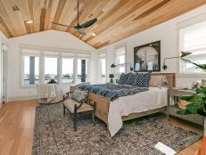 Bedroom With Poplar Ceiling