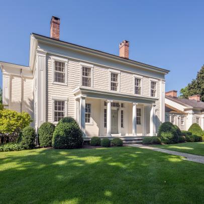Classic Greek Revival Home in Fairfield, Conn. Dates Back to 1800s