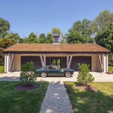 Former Milking Parlor Converted Into Garage for Classic Car Collection