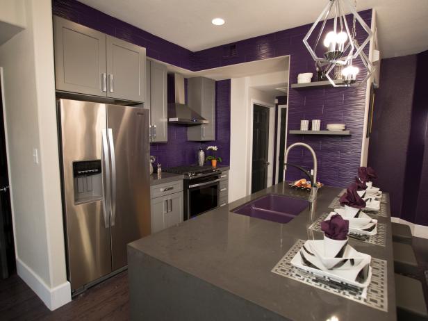 Purple Kitchen Photos | HGTV