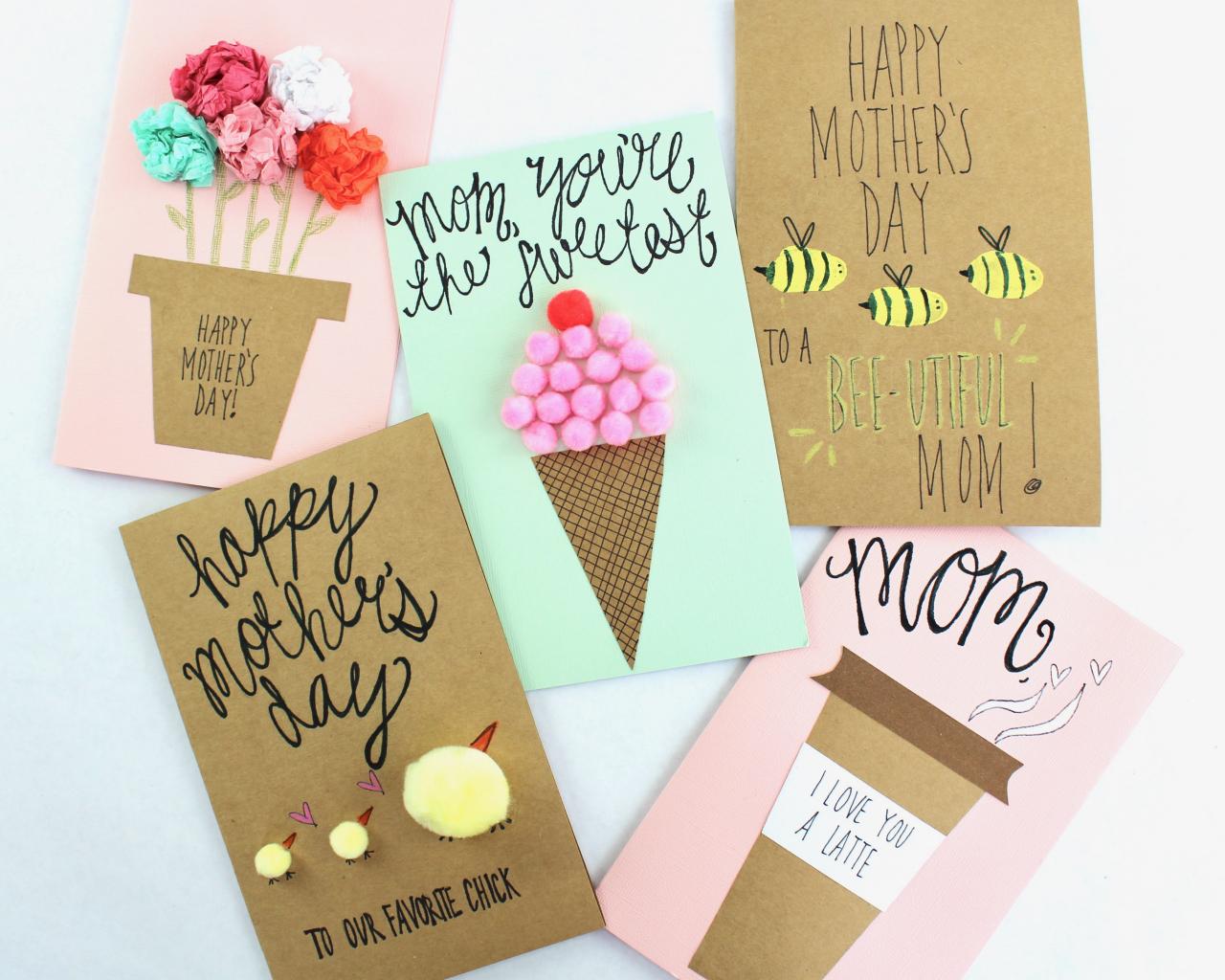 DIY Mother's Day Card Ideas Last Minute Mother's Day