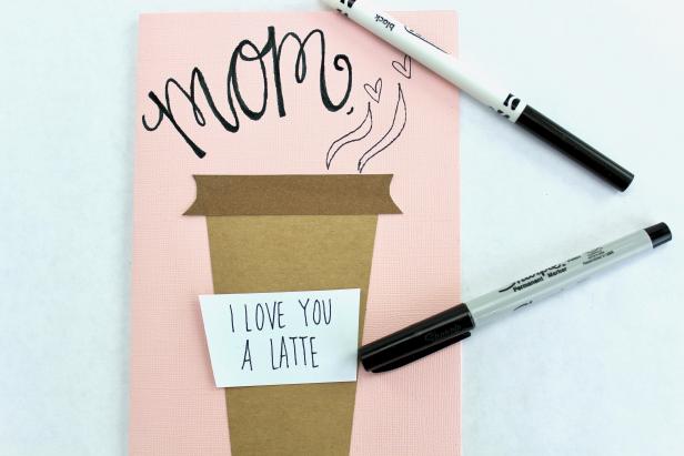 Tell Mom how much you love her with an easy DIY Mother's Day card.