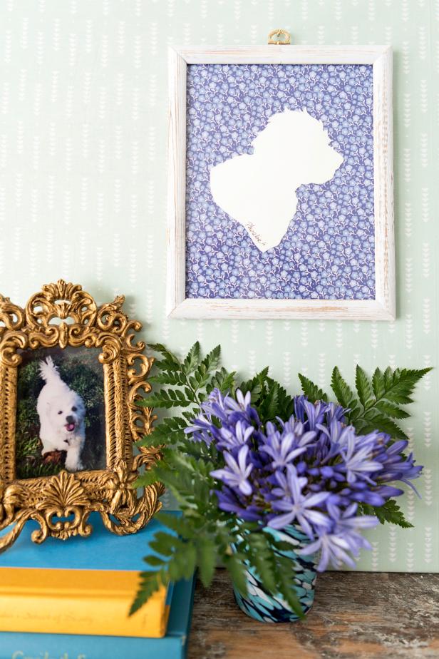 Calling all dog moms and dads! Immortalize your pup's super cuteness with an easy-to-craft Victorian-style silhouette.