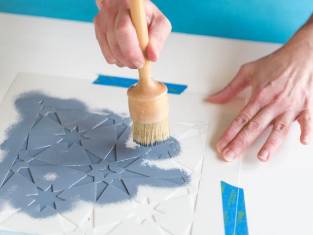 Stencil Your Way to a Stunning Cement Tile Tray | HGTV