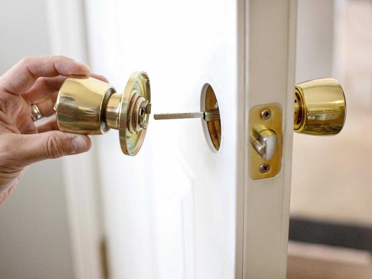 door knob without lock