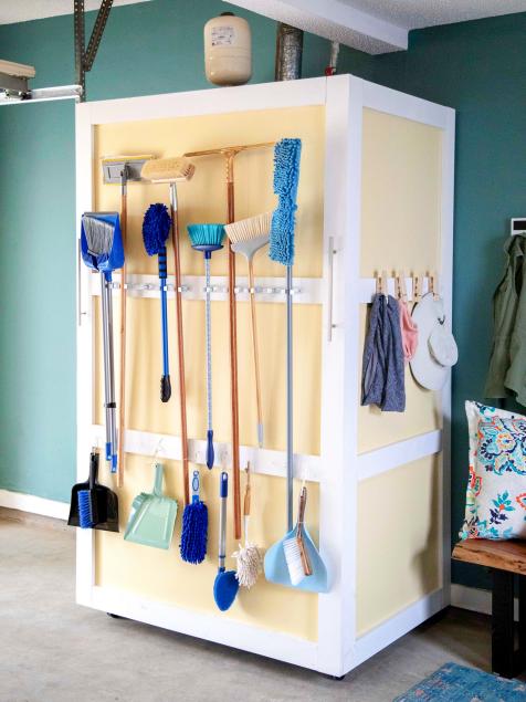 Hide Your Water Heater With a DIY Storage Cabinet | HGTV