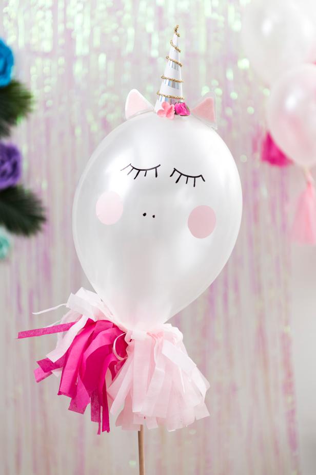 Make this unicorn balloon craft for the unicorn in your family!