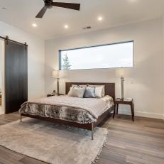 Contemporary Master Bedroom With Industrial Features