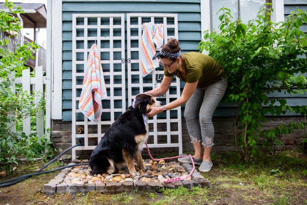 DIY Outdoor Dog Shower | HGTV