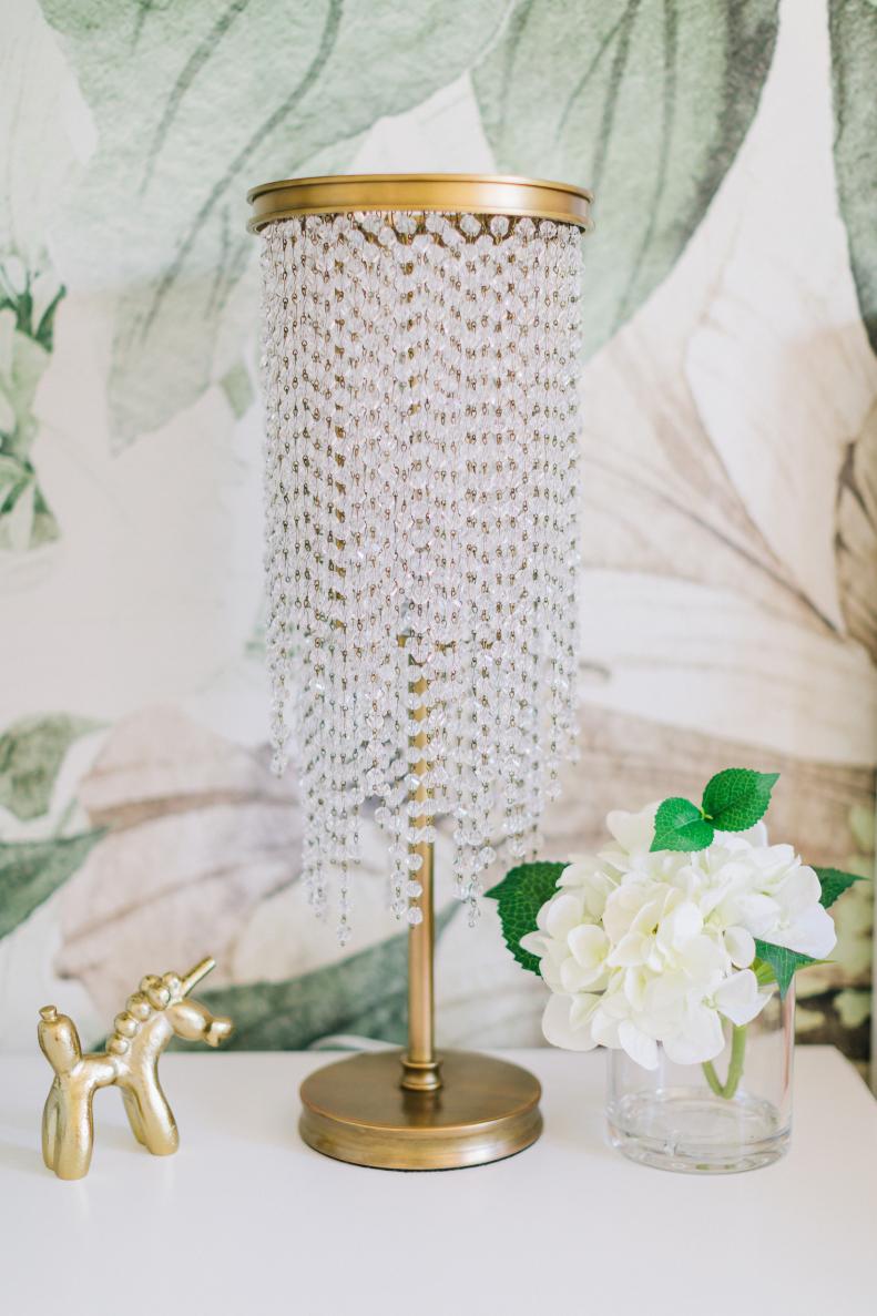 Elegant Crystal Bedroom Lamp