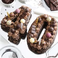 Milestone Birthday Cream Tart Cake