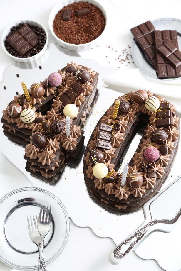 40th Birthday Chocolate Cake