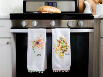 Turn Kids' Artwork Into Tea Towels