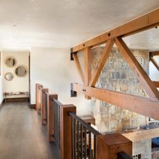 Rustic Hall and Exposed Beams
