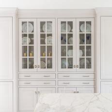 China Cabinet and White Kitchen Cabinets