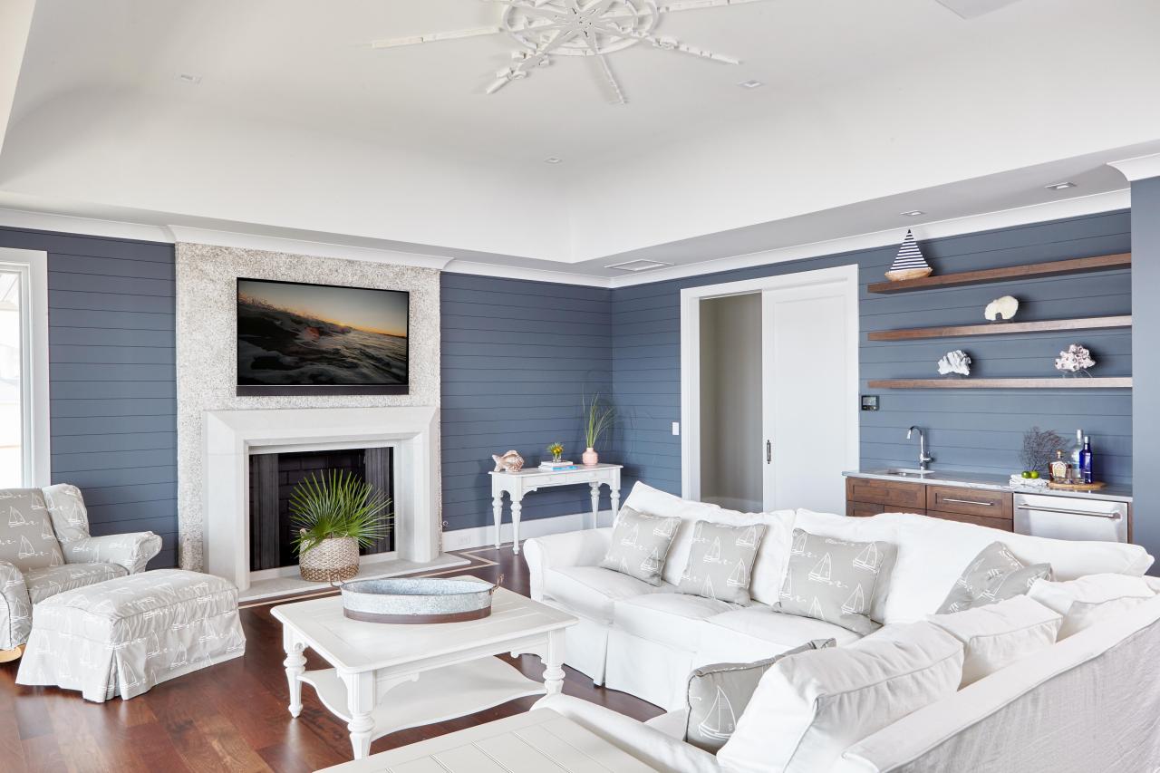 Shiplap Walls Blue Home Animate